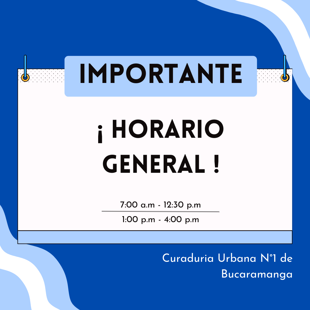 CURADURIA 1 BUCARAMANGA